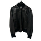 Connolly Black 100% Leather Zip Up Bomber Jacket Mens 48 / US Small