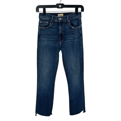 Mother Girl Crush The Insider Crop Step Fray Denim Jeans Womens Size 25 / 2