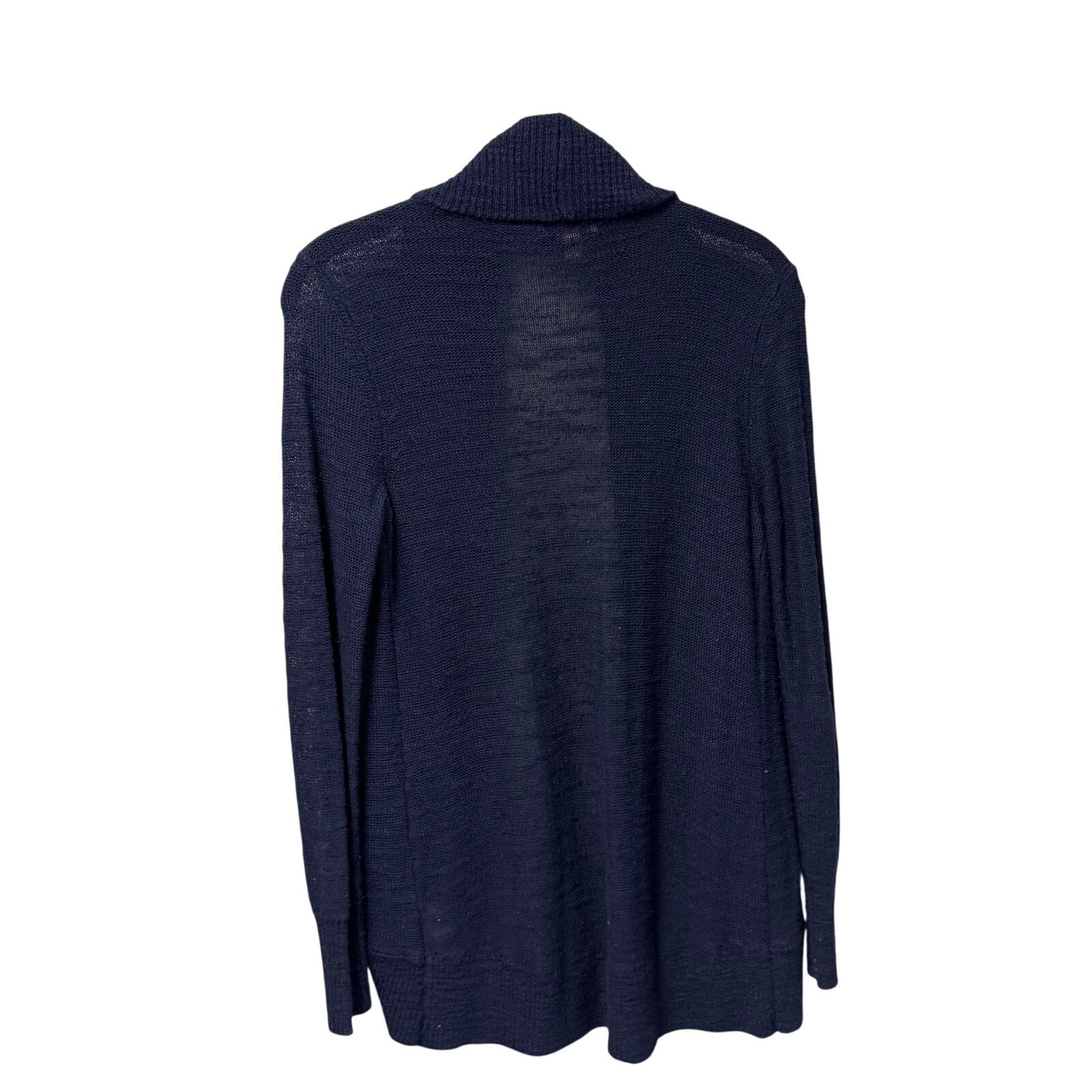 Lilly Pulitzer Open Front Navy Cardigan Sweater Womens XS