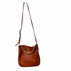 Chanel Easy Mood Hobo Bag Quilted Calfskin Leather Rust Orange