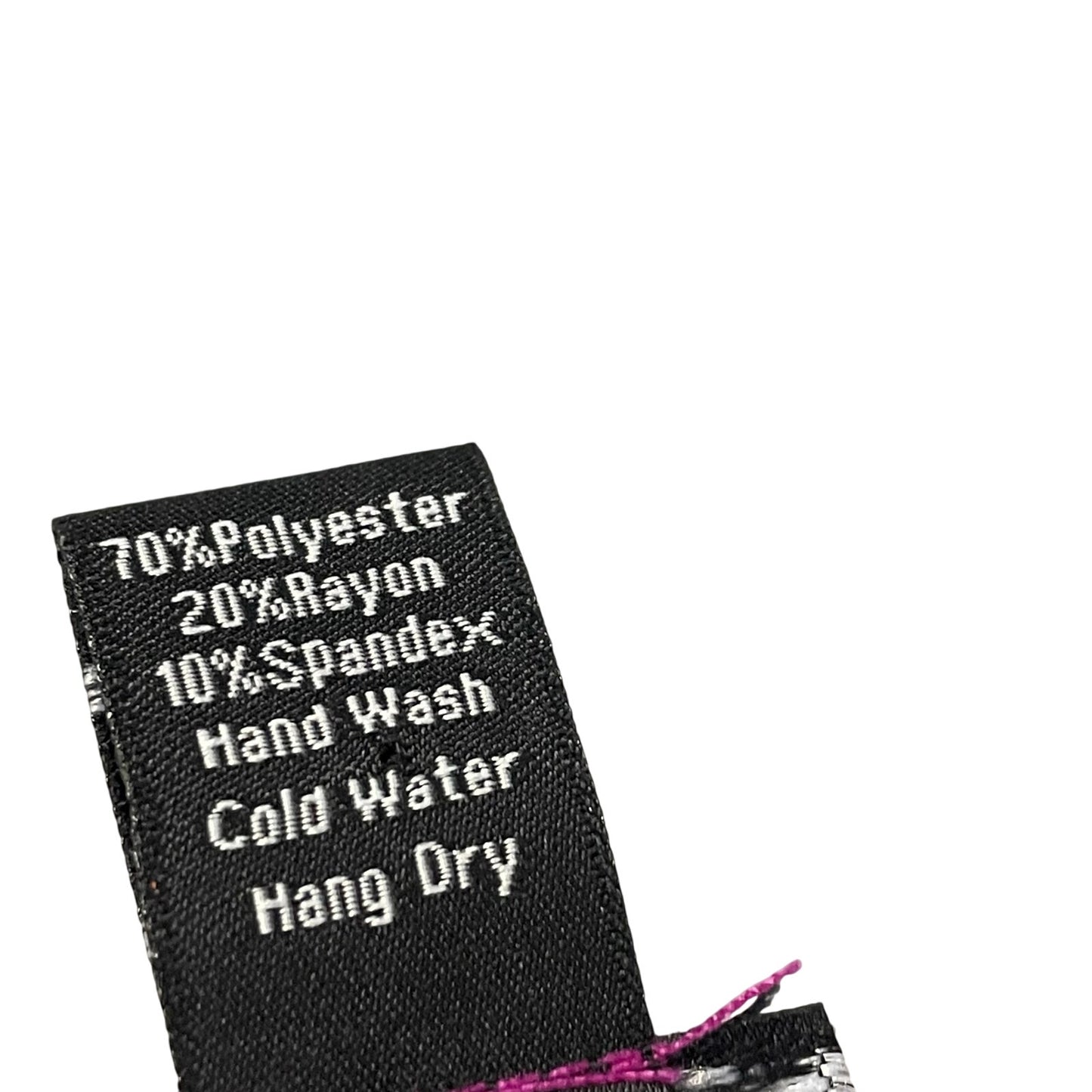 Clara Sun Woo 3/4 Sleeve Fuchsia Pink Spandex Blend Top Womens Plus Size 1X