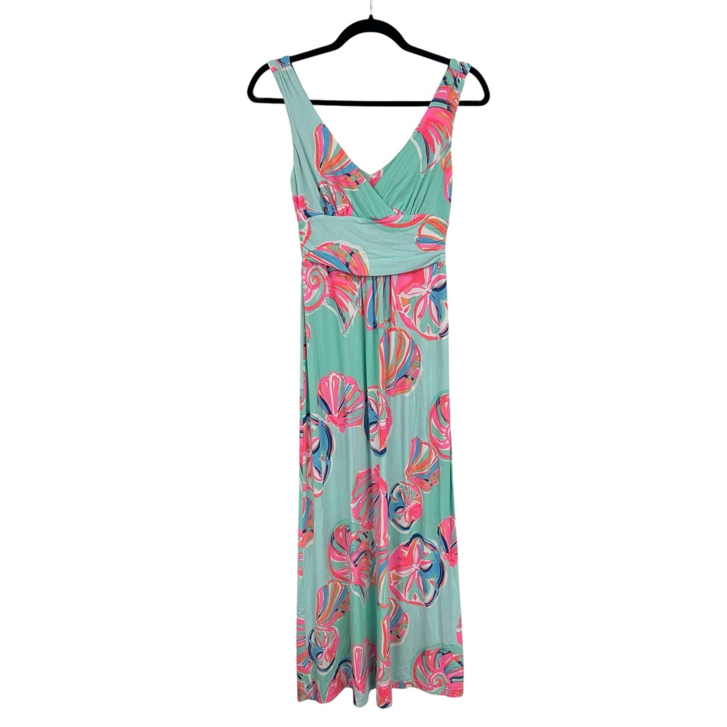 Lilly Pulitzer Minty Fresh On The Rocks Sloane Sleeveless Maxi Dress Womens XS