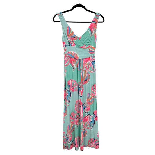 Lilly Pulitzer Minty Fresh On The Rocks Sloane Sleeveless Maxi Dress Womens XS