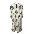 NWT Alix of Bohemia White Multi Paradise Oahu Print Maxi Dress Womens XS Boho