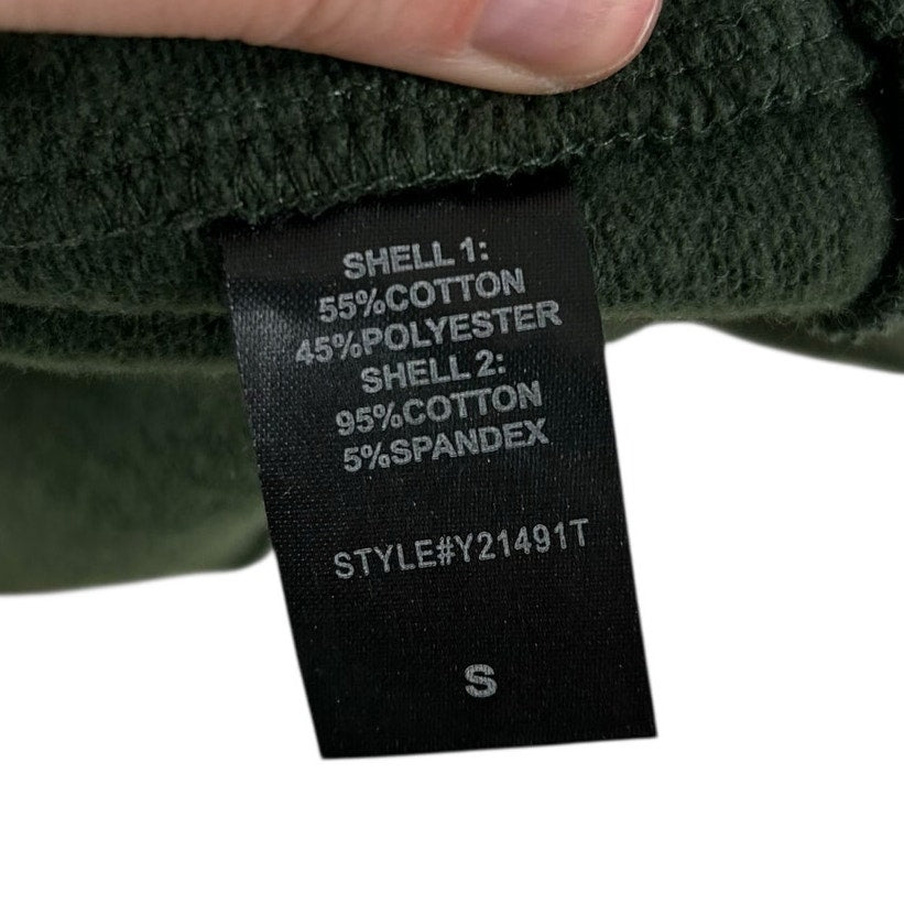 Pomander Place Forest Green Porter Sweatshirt Turtleneck Mini Dress Womens Small