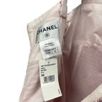 NWT Chanel 2014 Fantasy Tweed Dress Pink White Black Womens Size 34 / US 2