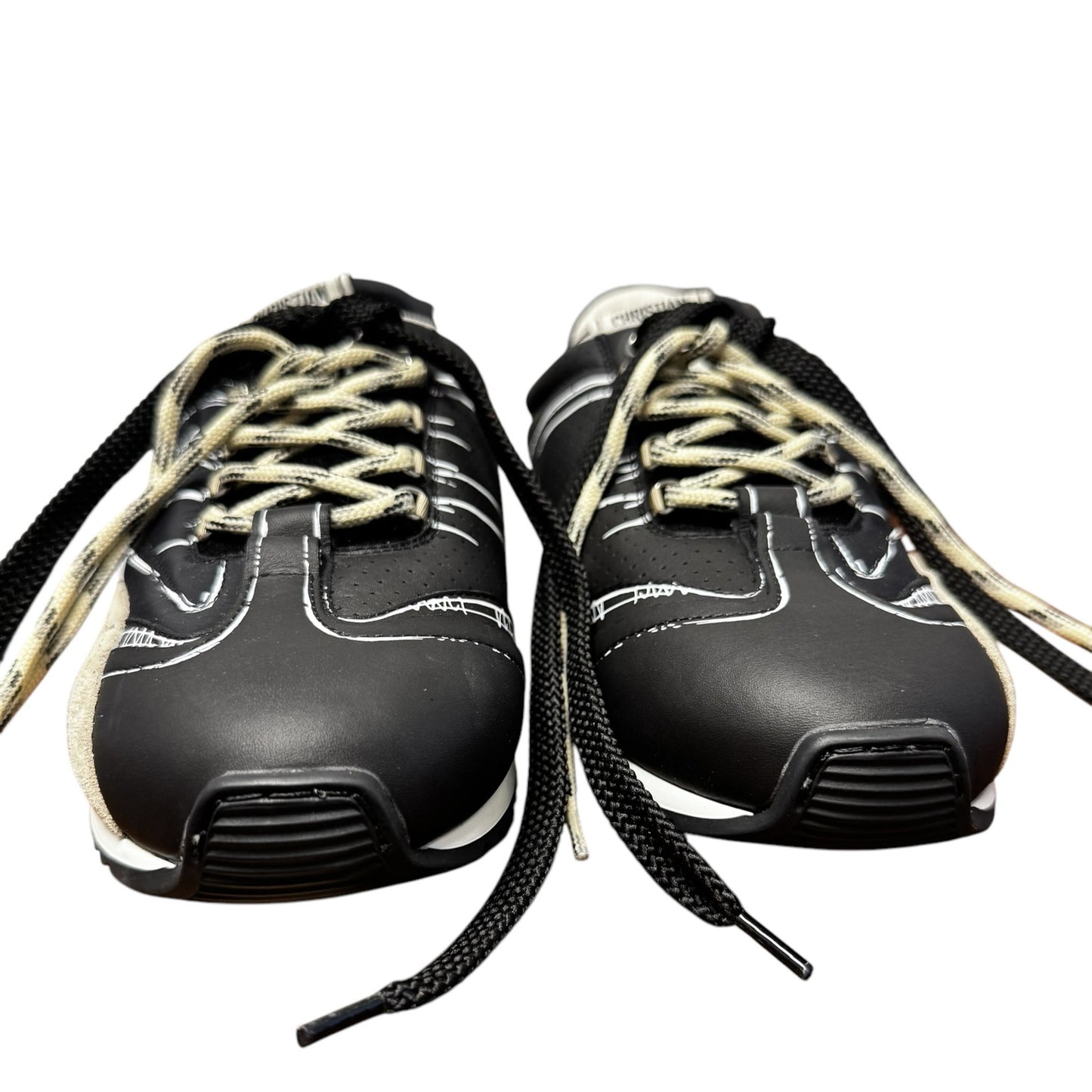Christian Dior Black Calfskin D Sketch Sneaker Womens 9