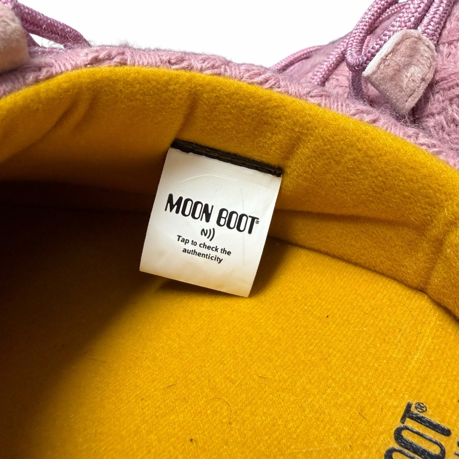 Moon Boot x Guest In Residence EVX Rose Pink Knit Mules Womens US 9.5 / 10