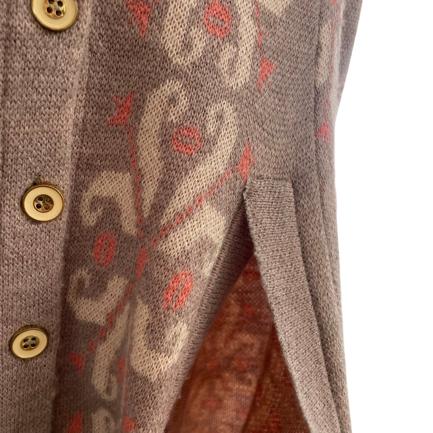 Anthropologie Madchen Flowering Pompona Sweater Cape Cardigan Womens Medium