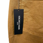 NWT Veronica Beard Jeans Carson High Rise Ankle Flare Pant Acorn Tan Womens 26