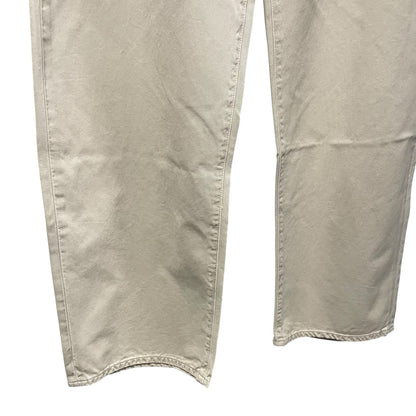 NWT AGOLDE Sefton Pant in Comb Cream Pure Cotton Womens Size 24