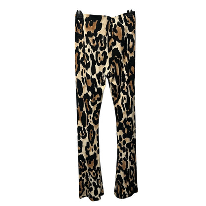 Show Me Your Mumu Cheetah Print Bam Bam Bells Pull On Pants Womens Size Medium