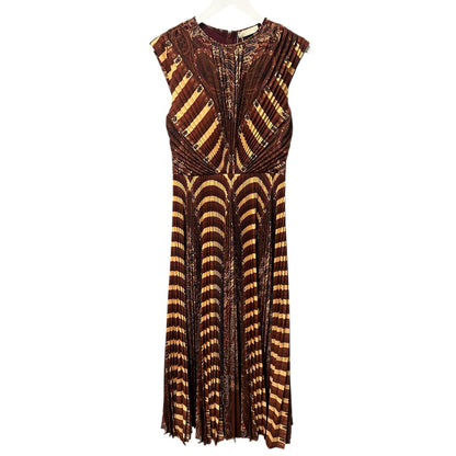 NWT Ulla Johnson Topaz  Violeta Pleated Sleeveless Midi Dress Womens Size 2