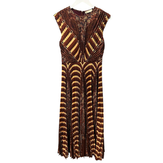 NWT Ulla Johnson Topaz  Violeta Pleated Sleeveless Midi Dress Womens Size 2