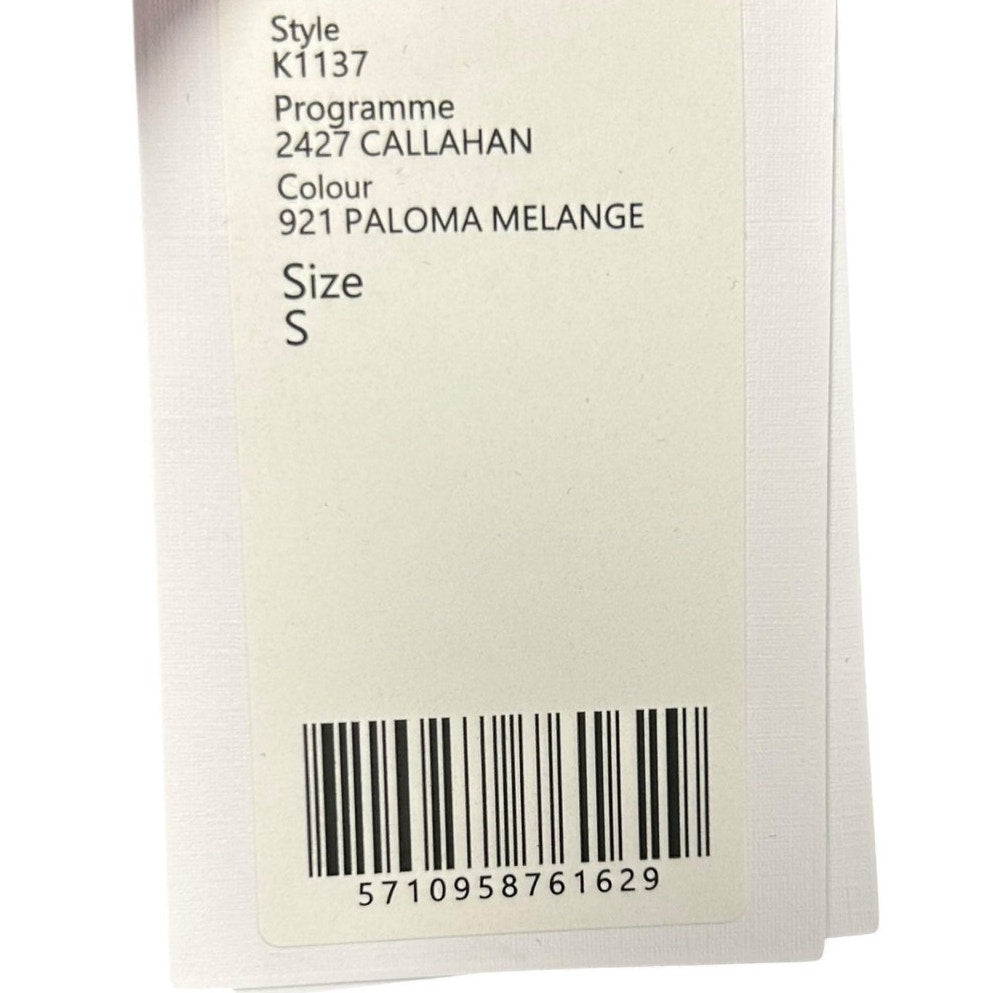 NWT Ganni Gray Mohair Wool Blend Callahan Knit Pullover Hoodie Womens Small