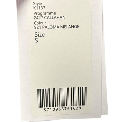 NWT Ganni Gray Mohair Wool Blend Callahan Knit Pullover Hoodie Womens Small