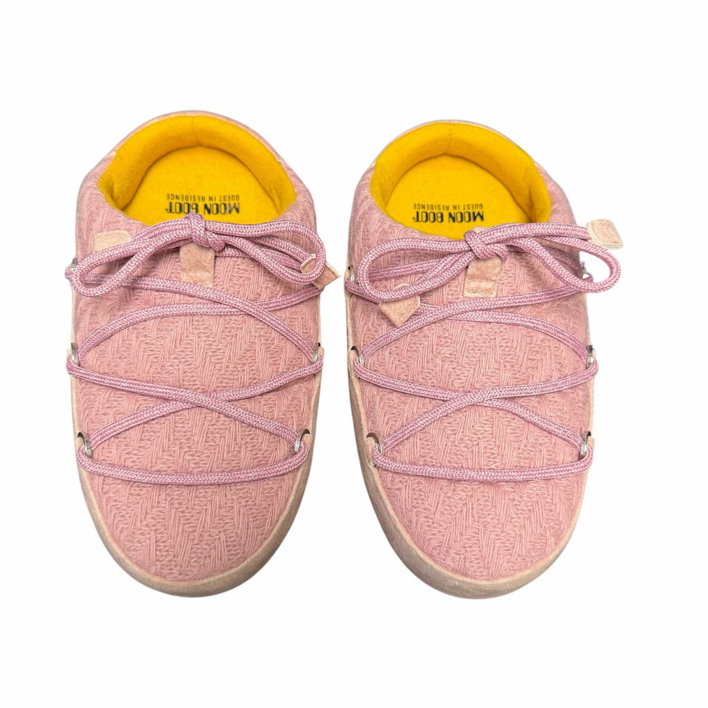 Moon Boot x Guest In Residence EVX Rose Pink Knit Mules Womens US 9.5 / 10