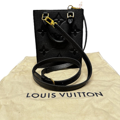 Louis Vuitton Black 2020 Monogram Petit Sac Plat Satchel Purse