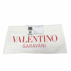 Valentino Garavani Rockstud Envelope Clutch Bag Red Pebbled Leather Edgy Luxury