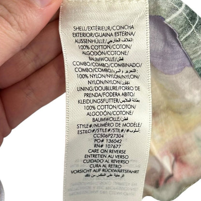 NWT Alice + Olivia Storm Floral Print Adira Tiered A Line Maxi Skirt Womens 0