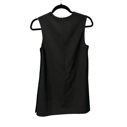 NWT Alexis Black Libra Buttoned Sleeveless Cady Mini Shift Dress Womens Size XS
