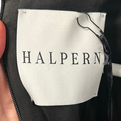 NWT Halpern Multicolor Flip Sequin Classic Tulle Mini Dress Womens 36 / US 4