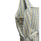 NWT Simkhai Hydrangea Blue Stripe Seersucker Kai Bustier Style Romper Small
