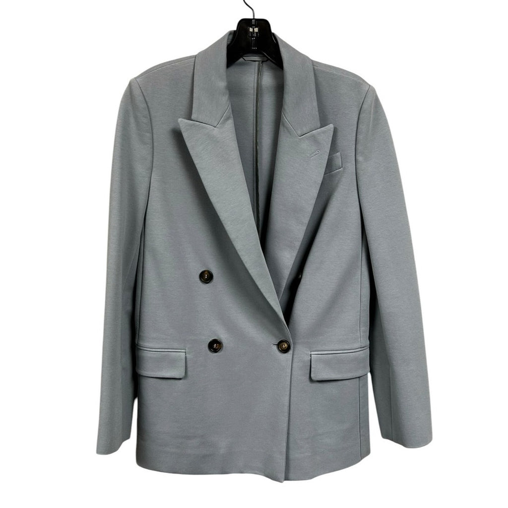 Brunello Cucinelli Light Grey Double Breasted Blazer Womens 38 / US 4 Corpcore