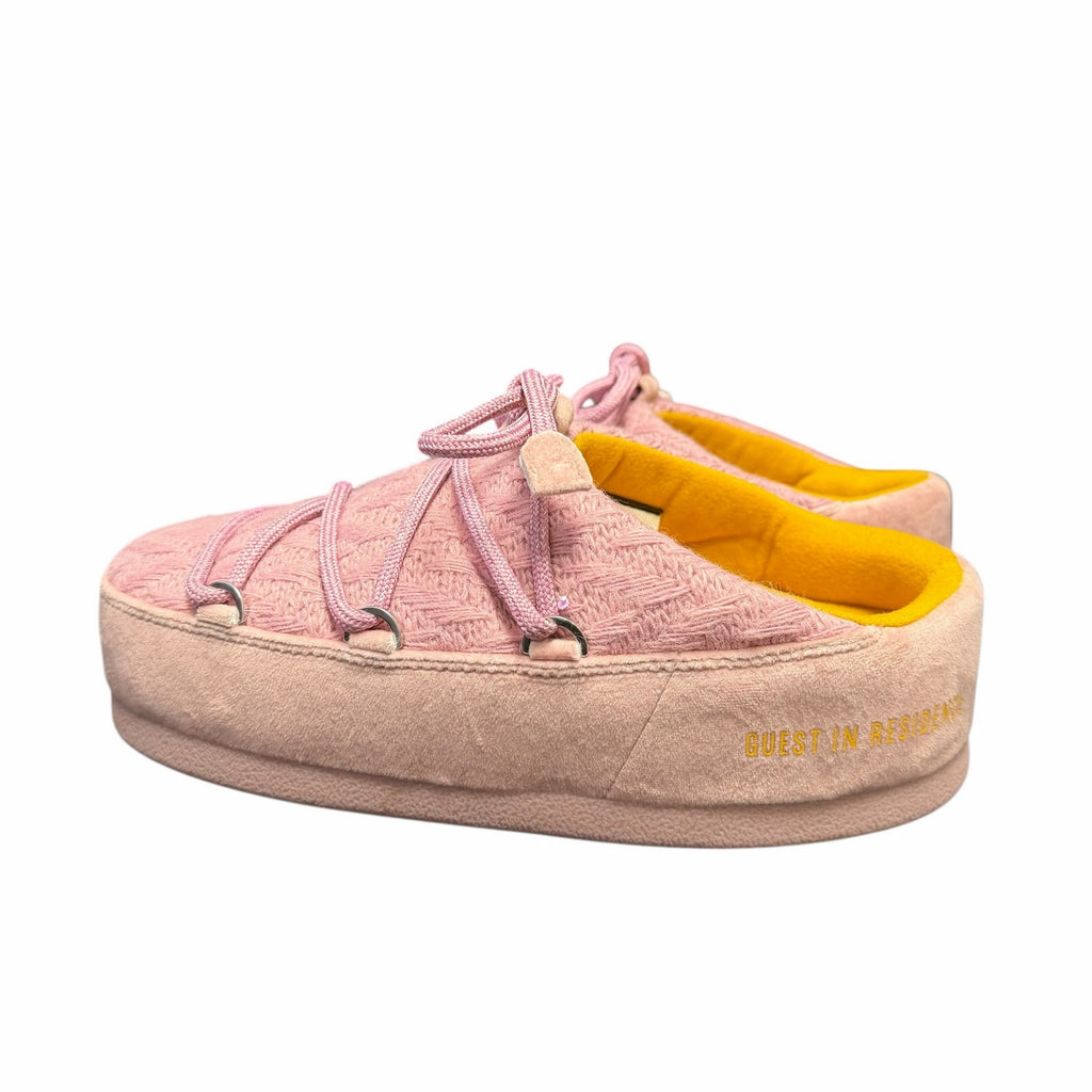 Moon Boot x Guest In Residence EVX Rose Pink Knit Mules Womens US 9.5 / 10