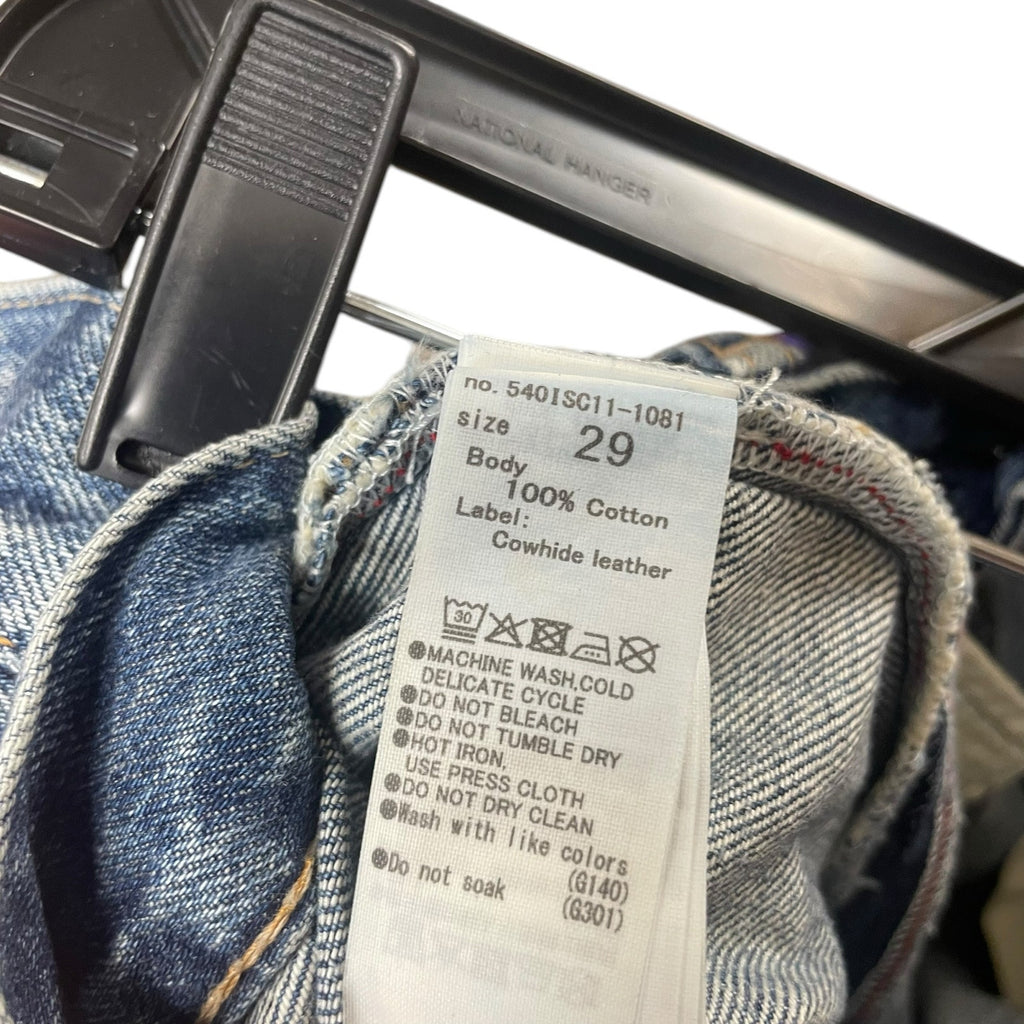 Moussy Vintage Jeans Aquebogue Straight Distressed Button Fly Cotton Womens 29