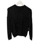 NWT Marant Etoile Black Metallic Tinsel Sayers Glitter Sweater Womens 34 / US 0