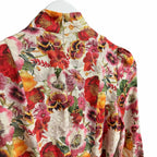 Zimmermann Wonderland Belted Floral Print Linen Mini Dress Size AU 0 / US 4