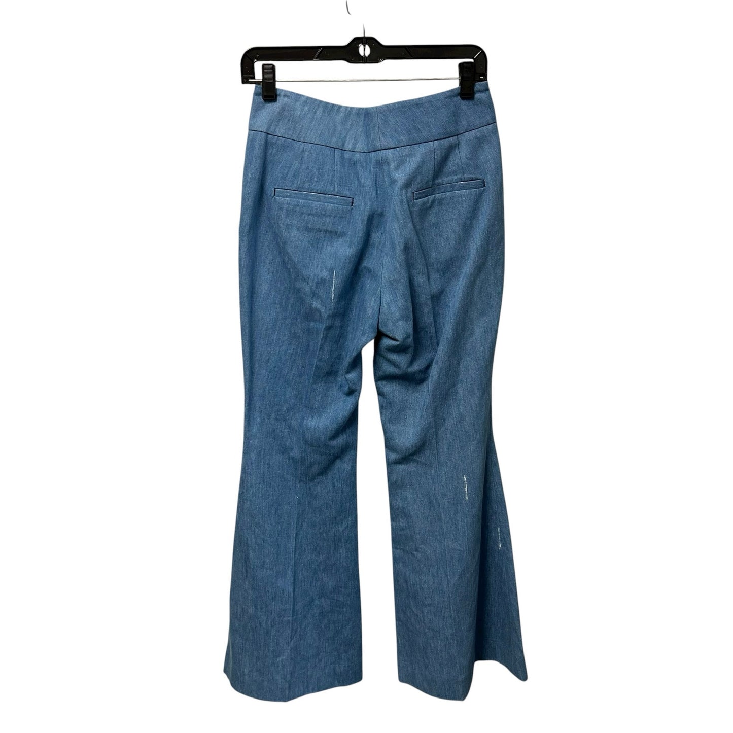 NWT Gabriela Hearst Marsh Flare Cropped Pant Light Blue Denim Pants 36 / US 0