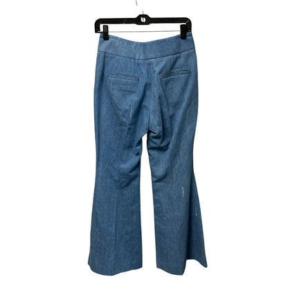 NWT Gabriela Hearst Marsh Flare Cropped Pant Light Blue Denim Pants 36 / US 0