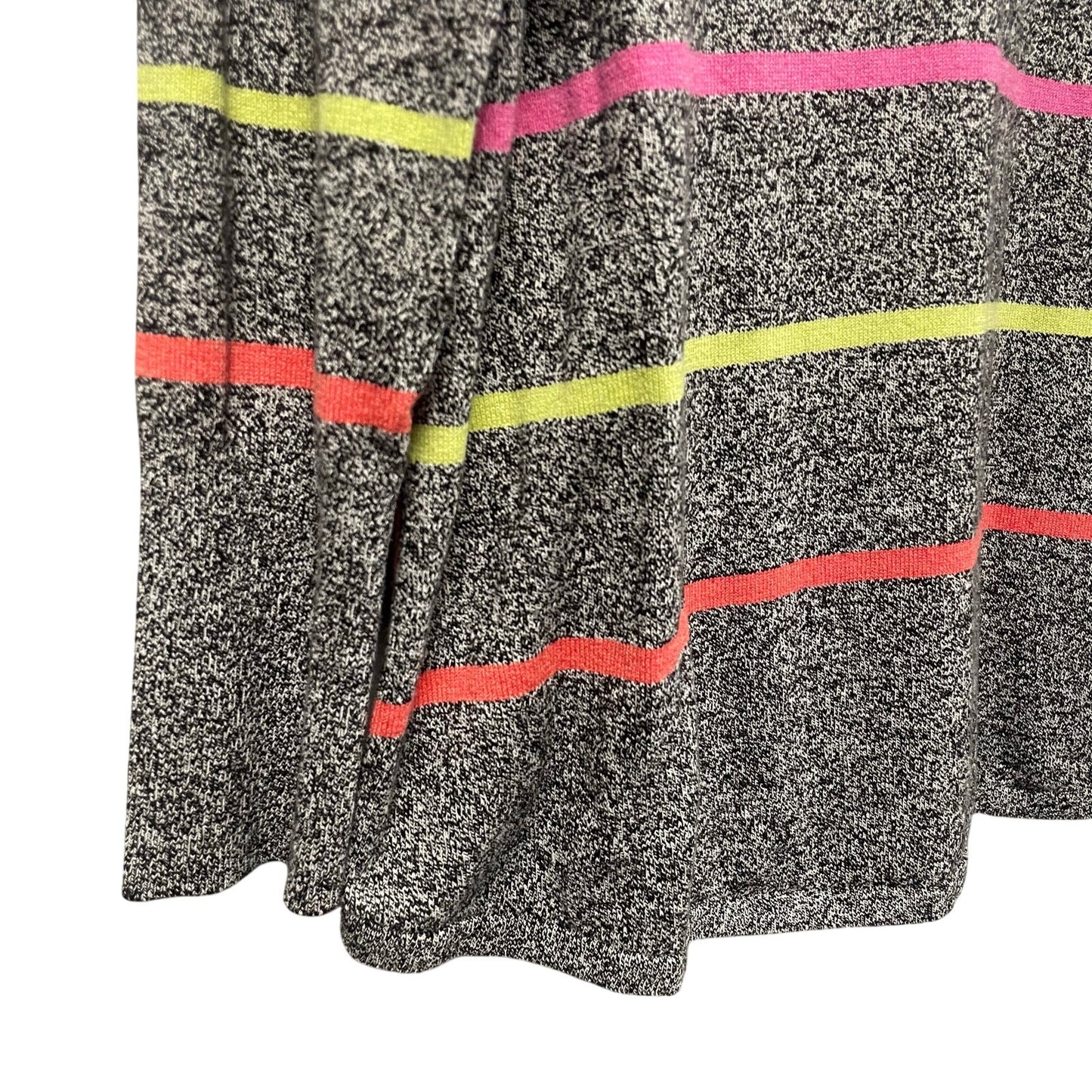 Nic + Zoe Multicolor Striped Long Sleeve Knit Crewneck Top Womens XXL