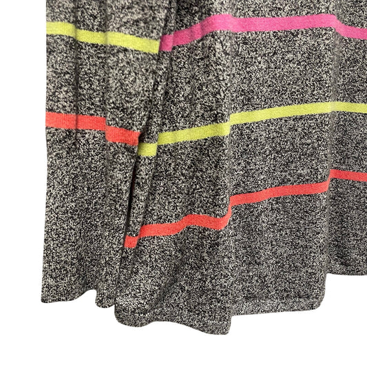 Nic + Zoe Multicolor Striped Long Sleeve Knit Crewneck Top Womens XXL