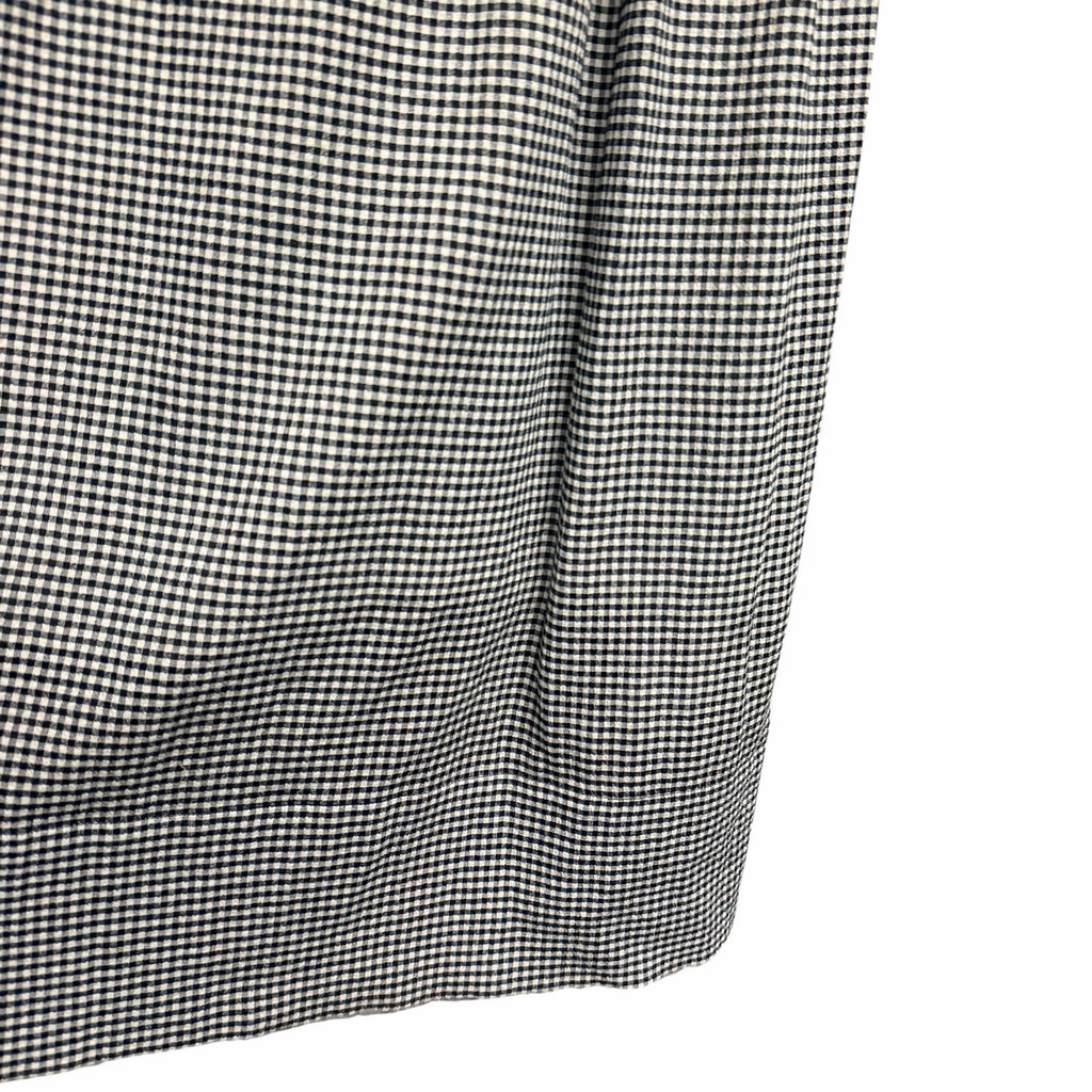 Jenni Kayne Garden Dress Checkered Navy White Sleeveless Maxi Womens Large