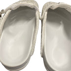 The Shoe Surgeon Luxe Mule in White Python Mens Size 8