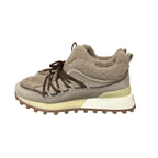 Brunello Cucinelli Monili Embellished Sheepskin Shearling Lined Sneakers US 9