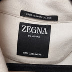 Zegna Mens Oasi Cashmere Alba Overshirt Shacket XL Quiet Luxury Designer Layers