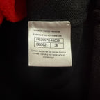 Chanel 2019 Cashmere Wool Button Up Cardigan Black Red Lion Buttons FR 36 / US 4