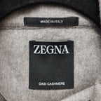 Zegna Mens Oasi Cashmere Alba Shacket Overshirt XL Quiet Luxury Designer Layers