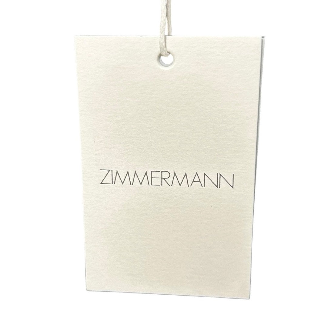 NWT Zimmermann 100% Linen Black Devi Panelled Playsuit Womens AU 1 / US 6