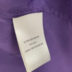 Saloni The Jodie Dress in Violet Sweet Peas Floral Print Silk Blend Womens 10