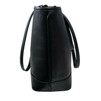 Gucci Black Leather Gold Interlocking GG Logo Ophidia Shopper Tote Bag