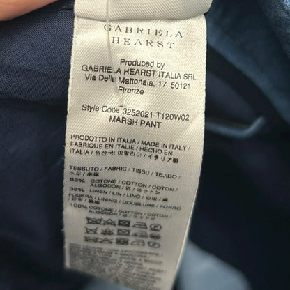 NWT Gabriela Hearst Marsh Flare Cropped Pant Light Blue Denim Pants 36 / US 0