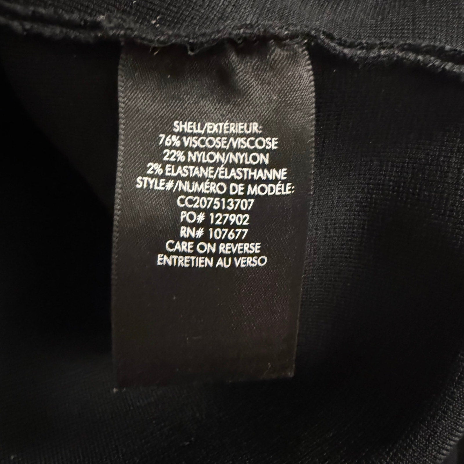 Alice + Olivia Sharee Cropped Pullover Black Tie Up Front Womens Size Small