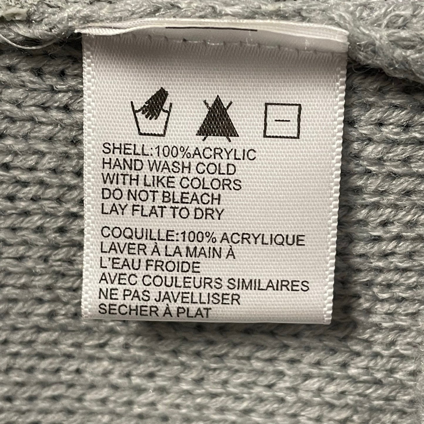 Urban Outfitters Sparkle & Fade Gray Silver Metallic Knit Sweater Womens Medium