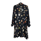 Libertine Cameos Printed Fit & Flare Ruffle Silk Dress Womens Large $2600
