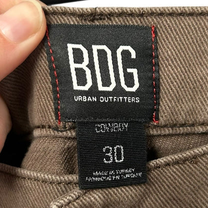 BDG Brown Tan Two Tone High Waisted Cowboy 100% Cotton Jeans Womens 30 / 10